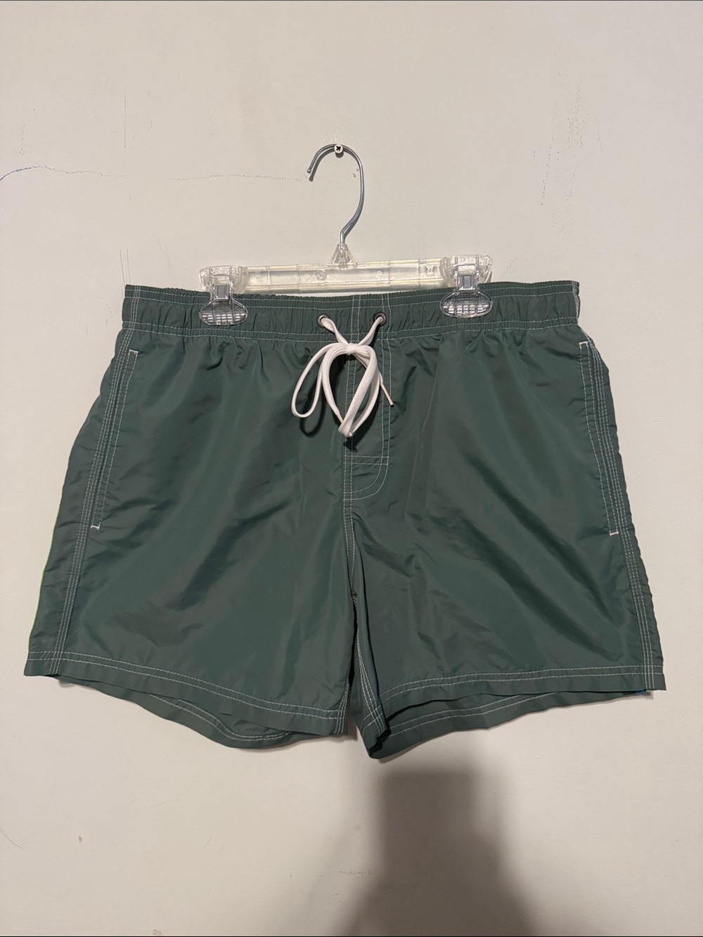 Sundek Men's Swim Shorts in Teal with White Drawstring